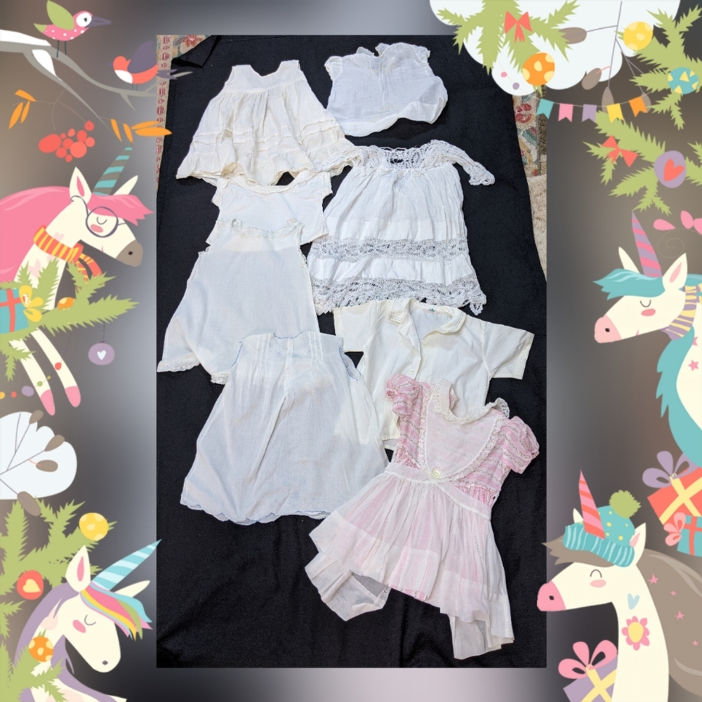 VINTAGE ANTIQUE BABY CLOTHING LOT - Picture 2 of 4